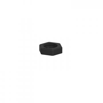 Locknut, metric thread, black