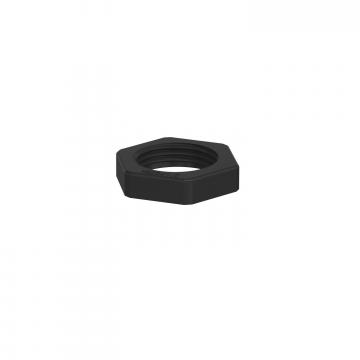 Locknut, metric thread, black