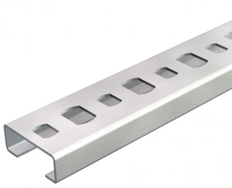 CL2008 profile rail, slot 11 mm, perforated 2000 | 20 | 8 | 0.75 | Steel | Strip galvanized | 