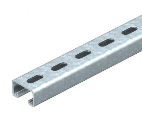 MS5030 mounting rail, slot 22 mm, FT, perforated