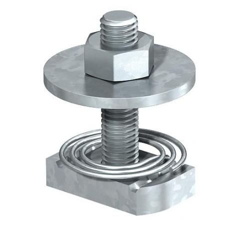 Hammer-head bolt with spring FT