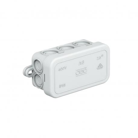 Junction box A 6 69x32x30 | 10 | IP55 | Light grey; RAL 7035