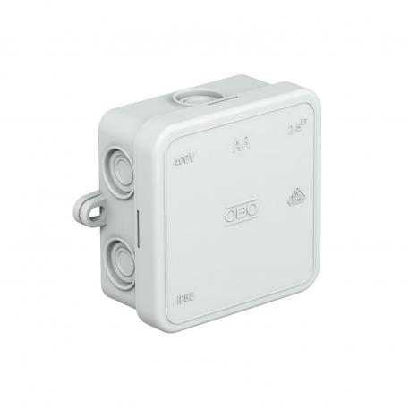 Junction box A 8 65x65x32 | 7 | IP55 | Light grey; RAL 7035