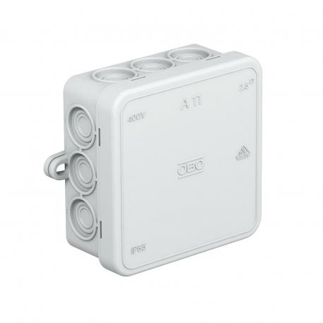 Junction box A 11 75x75x35 | 12 | IP55 | Light grey; RAL 7035