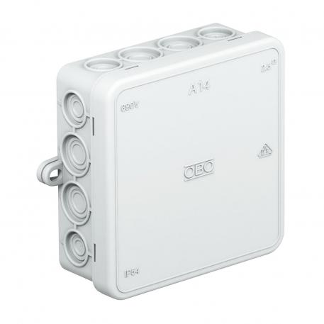 Junction box A 14 90x90x35 | 16 | IP55 | Light grey; RAL 7035