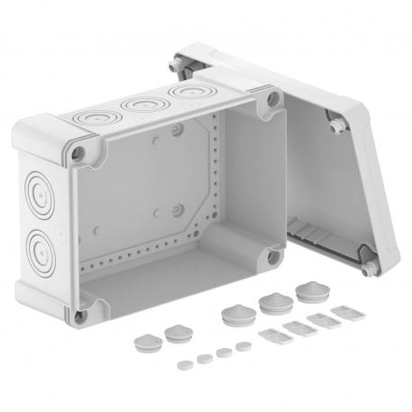 Junction box X 25 271x187x110 | 10 | IP67 | 10 x Ø25/40/50 | Light grey; RAL 7035