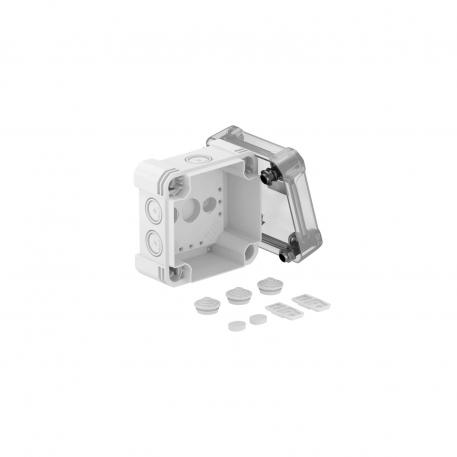 Junction box X 04 102x102x60 | 7 | IP67 | Grey / transparent