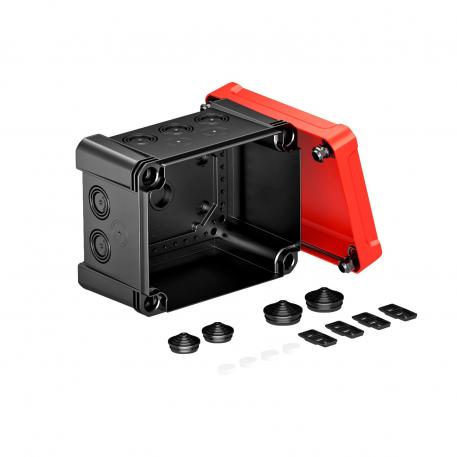 Junction box X 10 177x137x110 | 10 | IP67 | Black / red