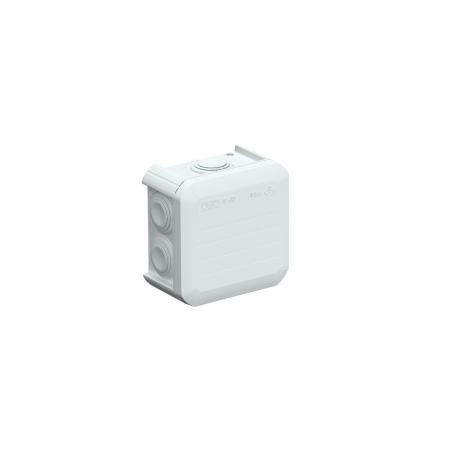 Junction box T 40, plug-in seal 77x77x46 | 7 | IP56 | Light grey; RAL 7035