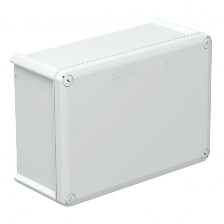 Junction box T 350, closed 267x182x110 |  | IP66 | Light grey; RAL 7035