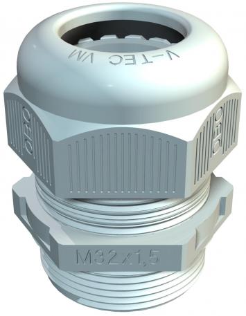 Cable gland, metric thread, light grey  |  | M50 x 1,5 | no | Light grey; RAL 7035