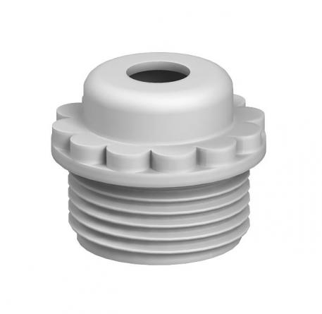 Screw-in nipple, metric thread, with opening