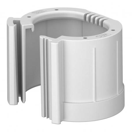 Pipe end cap, splittable, PG, light grey PG9