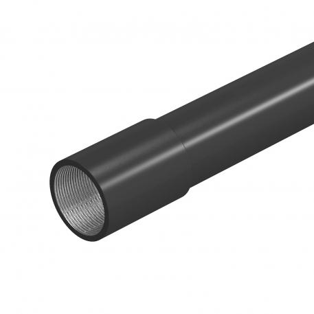 Armoured steel pipe with thread, black 32 | 3000 | 1.5 | M32x1,5