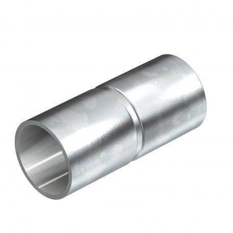 Electrogalvanised steel sleeve, without thread 