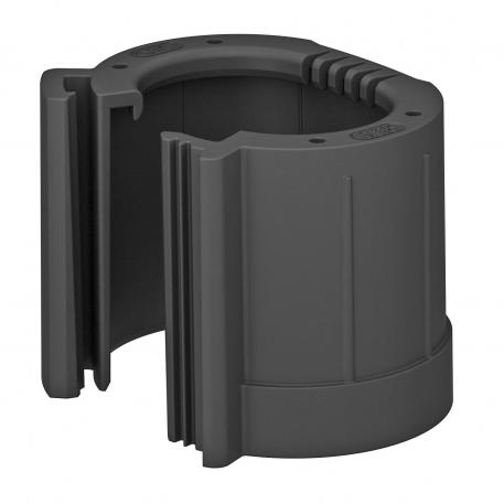 Pipe end cap, splittable, metric, black M20