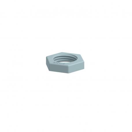 Locknut, metric thread, silver grey M16_x_1,5 | 22