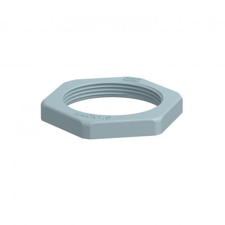 Locknut, metric thread, silver grey M40_x_1,5 | 50