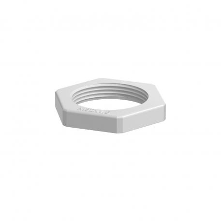 Locknut, metric thread, light grey M25_x_1,5 | 32