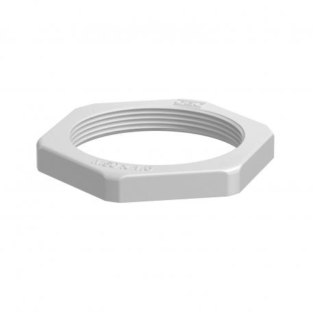 Locknut, metric thread, light grey M50_x_1,5 | 60