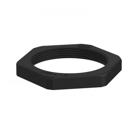 Locknut, metric thread, black M50_x_1,5 | 60