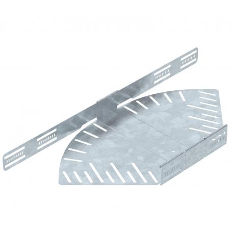 Bend, angle-adjustable, 60 FT 300 | Steel | Hot-dip galvanised | zinc