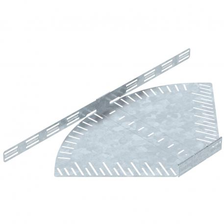 Bend, angle-adjustable, 60 FT 500 | Steel | Hot-dip galvanised | zinc