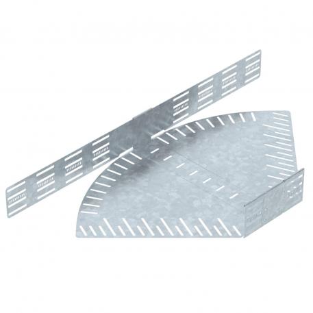 Bend, angle-adjustable, 110 FT 500 | Steel | Hot-dip galvanised