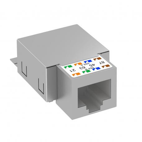 RJ45 data connection module, Cat. 5e, shielded Type RM | yes