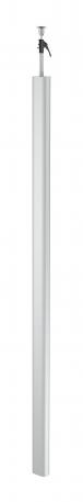 Service pole, type ISSDM45  3000 | Tension | Aluminium | aluminium | Anodised