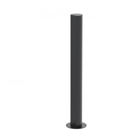 Service pole, type ISSRHSM45 675 | Jet black; RAL 9005