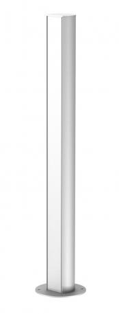 Service pole, type ISSRHSM45 675 | Pure white; RAL 9010