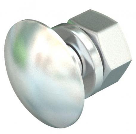 Truss-head bolt with nut and washer A2 25 |  | Stainless steel | 