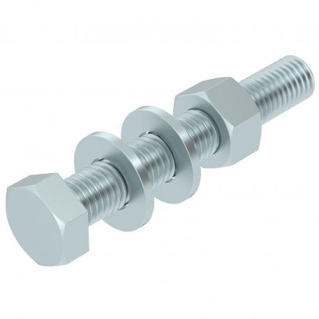 Hexagonal bolt M12 F 12 | 80 | 19 | 12 | Steel