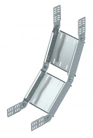 90° adjustable bend, vertical 60 FS 100 | Steel | Strip galvanized | zinc