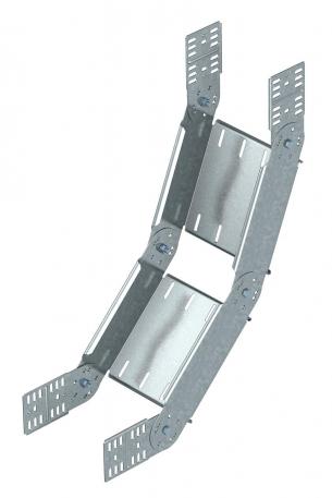 90° adjustable bend, vertical 85 FT 400 | Steel | Hot-dip galvanised | zinc