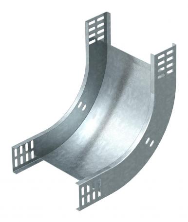 90° vertical bend, rising, 60 FT 100 | Steel | Hot-dip galvanised | zinc