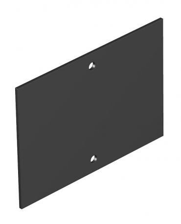 Cover plate, Telitank T4B, blank Graphite black; RAL 9011