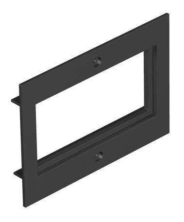 Cover plate, Telitank T4B, Modul 45® installation opening Graphite black; RAL 9011