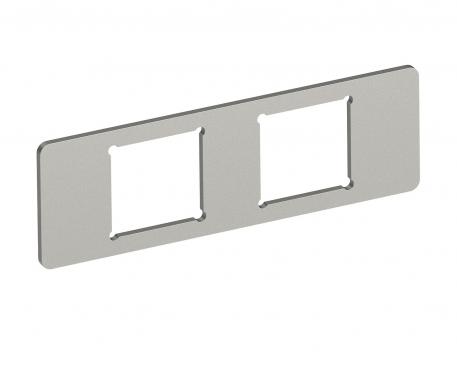 Mounting plate 2 x data socket type A for System 55 