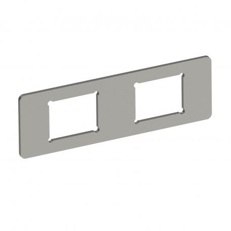 Mounting plate 2 x data socket type C for System 55 