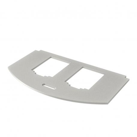 Mounting plate for data technology, type B 2 | Type B