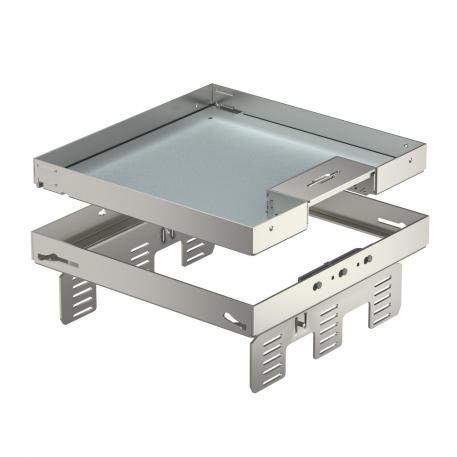 Height-adjustable cassette with cord outlet, RKSNUZD3, stainless steel  | 105 | 20 | 90 | 9