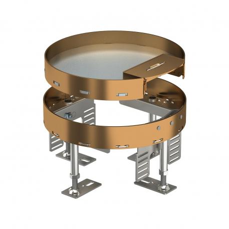 Регульована по висоті касетна рамка з кабельним вводом, RKSR, латунь 110 | 155 | 25 |  | R4