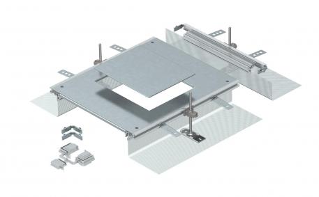 Extension unit for GES6, height 40−140 mm 460 | 400 | 40 | 140 | Rectangular