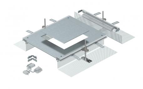 Extension unit for GES9, height 40−140 mm 460 | 400 | 40 | 140 | Square